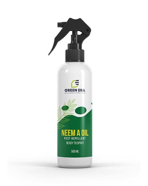 Green Era Neem A Oil | Organic Insect Control Spray for Plants | Cold‑Pressed, Ready‑to‑Use Neem Oil for Indoor & Outdoor Gardening | Non‑Toxic, Eco‑Friendly Plant Care - 500 ML-image-28