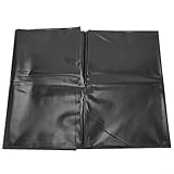 Yhenlovtt HDPE verstärkt für Fischstärke, undurchlässige Membranpools, Gartenteich und 012 mm Teiche, Landschaftsbau, 200 x 300 cm, Schwarz (152 m)