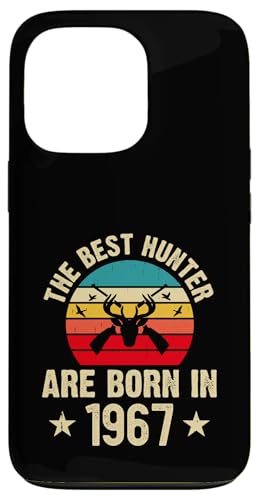 The Best Hunter Are Born in 1967 Funny Say Hunting Lover �X�}�z�P�[�X iPhone 13 Pro �p