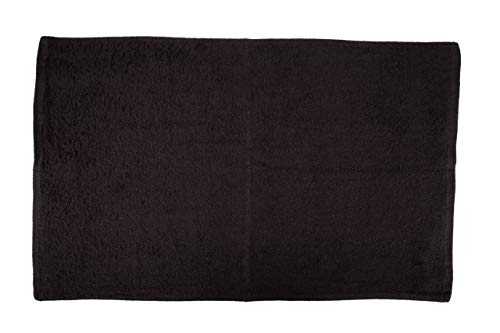 Bleach Proof Salon Towels (24 Pack, 16 x 27 Inches) Black - 100% Cotton Towels For Hairdressing Salons, Spas, Hotel. For Hand, Face & Hair Use - Thumbnail 5