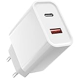 20W Caricabatterie per iPhone 12/12 Mini/12 Pro Max/ 14/14 Plus/ 13/13 pro/13 pro max/ 13 mini...