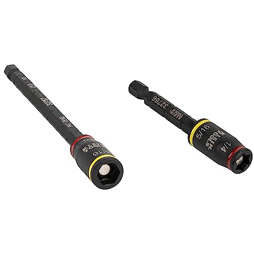 Deal: Klein Tools 32767 Impact Driver, 3-in-1 Impact Flip Socket and Bit Holder & 32766 Impact Driver, 3-in-1 Impact Flip Socket and Bit Holder, 1/4-Inch and 5/16-Inch Hex Drivers, 3-Inch Length