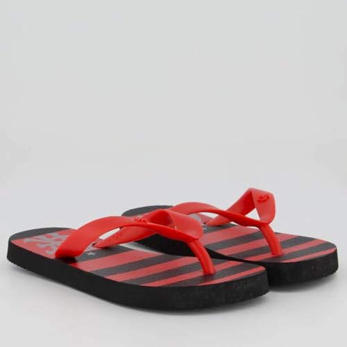 Chinelo Flamengo Manto I 2024 Infantil Vermelho e Preto 25-26