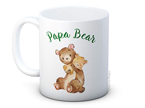 Papa Bear - Mug à café en céramique - Fête des Pères, Anniversaire