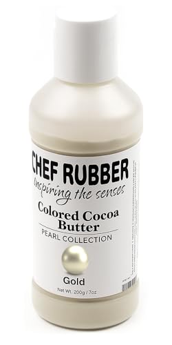 Image of Chef Rubber Cocoa Butter, Pearl Collection - Gold 7 Ounce