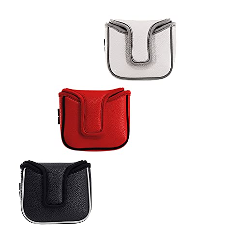 Big Teeth Heel Shaft Golf Square Mallet Putter Cover Headcover Dont FIT Stainless Putter Club Protector for High MOI Large Taylormade Scotty Cameron 6M DB