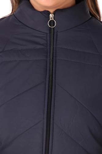 Image of Brazo Girls and Women's Puffer Regular Jacket For Winter Wear | Hooded Neck | Full Sleeve | Zipper | Casual Jacket For Woman & Girl | Western Stylish Jacket For Women