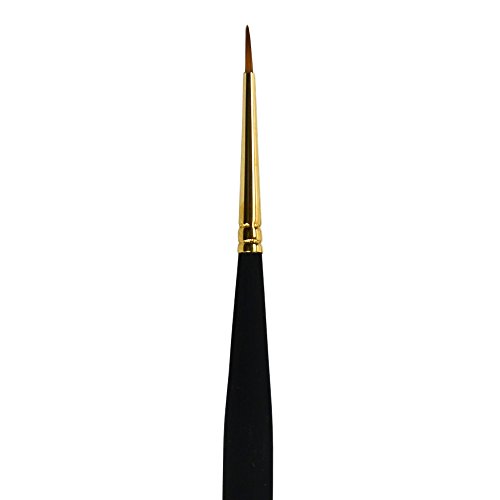 Image of Princeton Artist Brush, Mini-Detailer Brushes for Watercolor, Acrylic and Gouache Series 3050, Round Synthetic Sable, Size 0