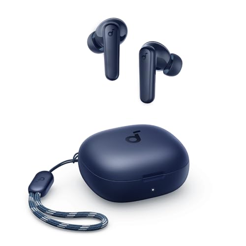 Image of soundcore by Anker R50i VI True Wireless Earbuds, 10mm Drivers with Big Bass, Bluetooth 5.3, 30H Long Playtime, Water-Resistant, 2 Mics for AI Clear Calls, 22 Preset EQs, Customization (Blue)