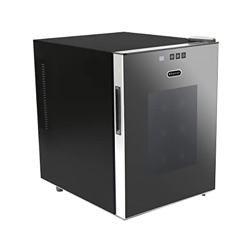 Whynter Wc-201Tda Thermoelectric Wine Fridge, Freestanding Wine Cooler Refrigerator With Glass Door, Gray, 20 Bottle Capacity #TOP3