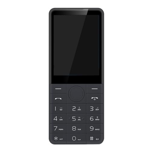 Fangxuee Teléfono Móvil Inteligente 4G con Pantalla Táctil y Teclado, Sin Cámara, 3 GB + 32 GB, 1700 MAh, 2,8 Pulgadas, Android, Color Negro.