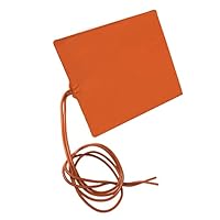 Konstante Temperatur Heizplatte, 100x120mm 12V 12W Silikonkautschuk Heizplatte Konstante Temperatur Sichere elektrische Heizplatte 60℃ Maxium