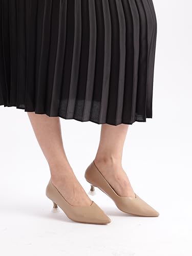 Image of Marc Loire Women's Kitten Heel Pump Shoes for Formal and Office Wear