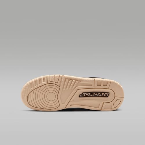 Jordan Spizike Low Big Kids' Shoes (FQ3950-202, Flax/Black/Sanddrift/Baroque Brown)2