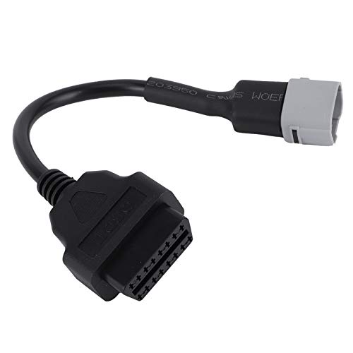 BigKing 6Pin to OBD2 Diagnostic Adapter, OBD2 Diagnostic Adapter Connector, Motorcycle Scanner Diagnostic Tool for Suzuki GSX‑R 1000/1000R/125