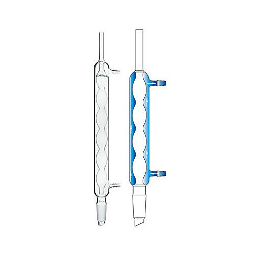 Chemglass CG-1207-03 Series CG-1207 Allihn Condenser, 300 mm Jacket Length, 24/40 Inner Joint, 445 mm Height