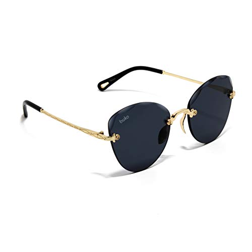 Image of Bean UV Protected Rimless Cat Eye Women's Sunglasses (55)