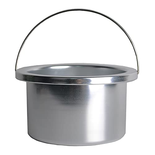 kowaku Pot intérieur de chauffe-cire, pot de cire en métal vide peut épilation bol de cire remplacement de machine de cire pot de fusion
