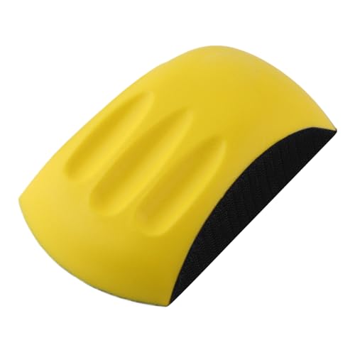 Handschleifwerkzeug – Klett-Polieren, 12,7 cm Schleifscheibe mit ergonomischem Griff, Schleifblock für Holzbearbeitung, Heimwerkerhandwerk, Möbel-Nachbearbeitung