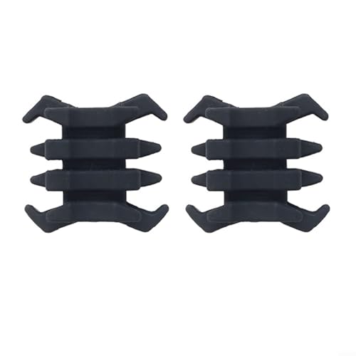 Two Piece Compound Bow Limb Shock Absorber for Stabilizer with Rubber Construction and Balanced Damping Effect (Black)