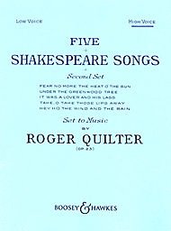Five Shakespeare Songs, Op. 23