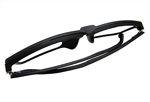 Circleperson Magnetic glasses 5 in 1 polarized clip on sunglasses RX-lens able Spring hinges w portable case4