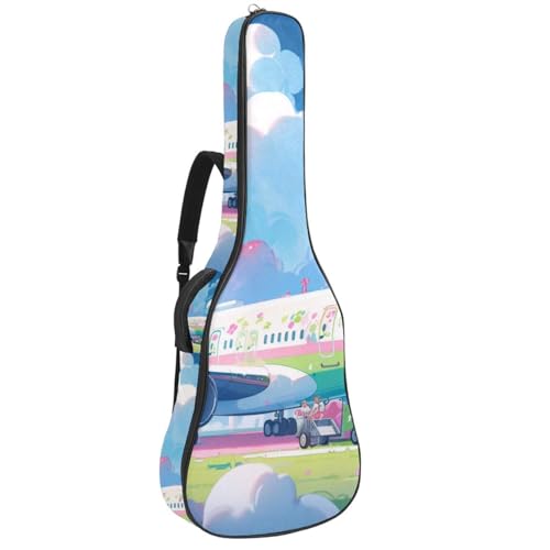 Sac pour guitare avec couche de protection pour voyager l'esprit libre