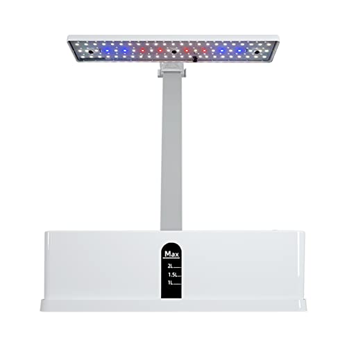 ACAGALA Smart Hydroponics Growing System Indoor Herb Garden Kit 9 Pods Automatisches Timing mit höhenverstellbaren 15W LED Grow Lights 2L Wassertank Intelligente Wasserpumpe für Home Office Kitchen