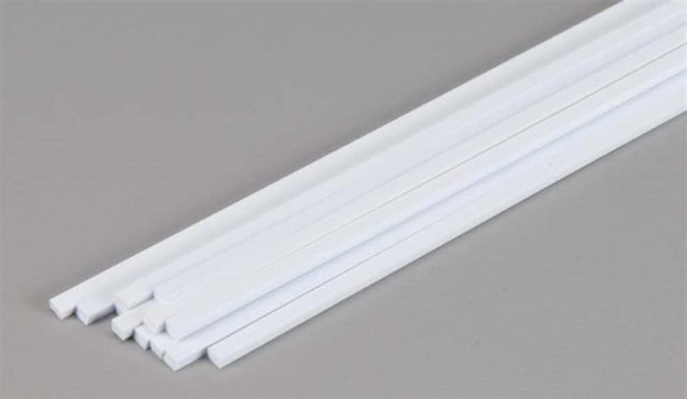 EverGreen 366 Square Profiles, 600 x 2.0 x 3.2 mm, Pack of 12