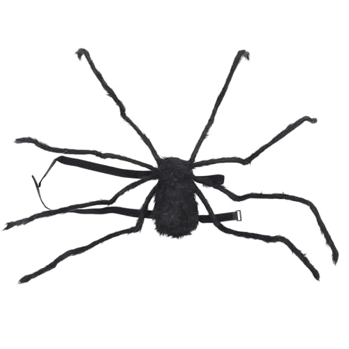 Disfraz de Araña para Perros Talla L Negro