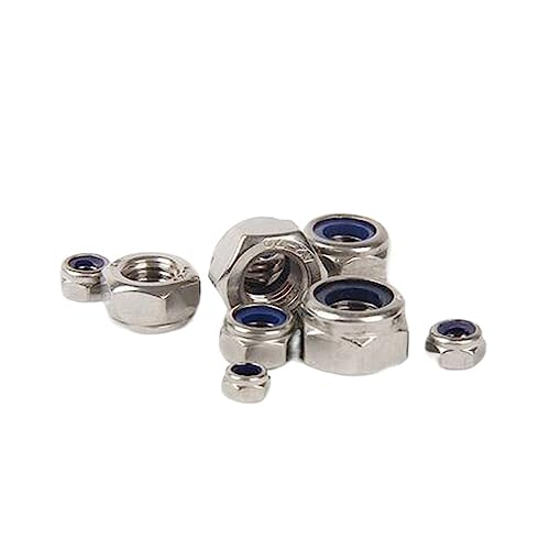 Ozxwl OZXWL Edelstahl Nylon-Kontermutter 30pcs