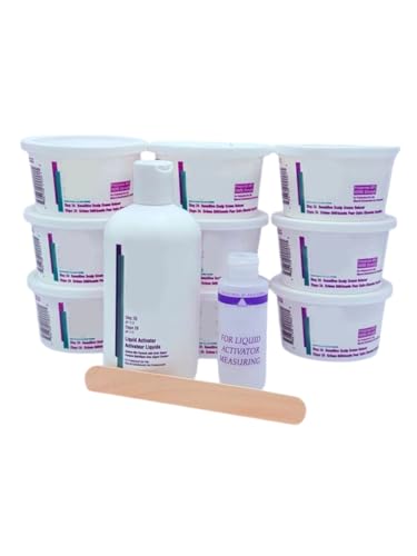 Sensitive Scalp Creme Relaxer System Afirm Fiberg guard Kit 9 Applications - For Sensitive Scalps