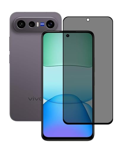 Image of ZARALA Pack 1- Privacy Tempered Guard for Vivo X300 FE 5G | FingerPrint Unlock | 9H Screen Guard Protector | Anti-Spy | Case Friendly - Installation Kit