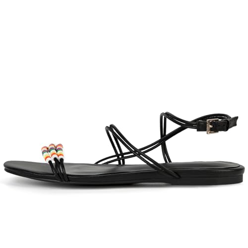 Image of Jelly Shoes for Women Jelly Mesh Flat Sandals Closed Toe Round Toe Slides Flats Slip on Summer Slippers Mules