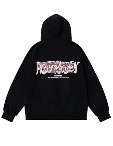 Aelfric Eden Womens Hoodies Oversized Graphic Hoodies Unisex Y2k Heavyweight Hoodie Pullover Trendy