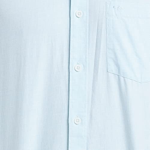 Image of Colorplus Men's Pure Cotton Solid Pattern Classic Fit Spread Collar Half Sleeve Casual Shirt