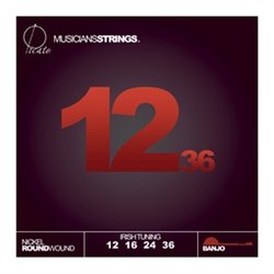 Picato 98733 12-36 Lot de 4 paires de banjo avec boucle de réglage irlandaise Cover