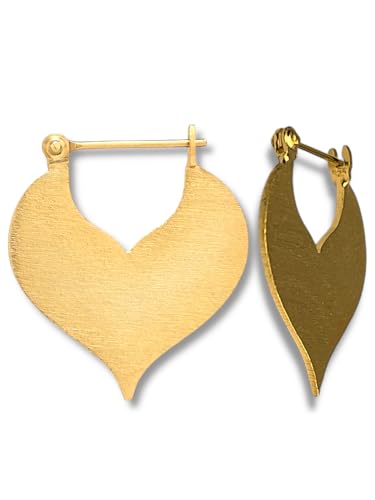 MadamLili - Tröpchen Gold Sultan Ohrringe - 925 Sterling Silber Vergoldet...