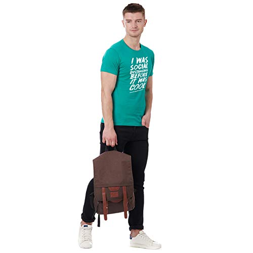 Image of Free Authority Printed Regular Fit Cotton Men's T-Shirt
