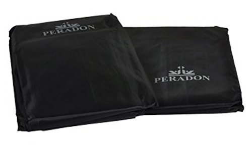 Peradon Housse noire de table de snooker, 1,8 m environ