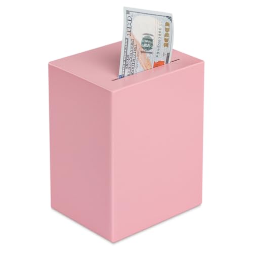 EIENHOSHI Unbreakable Piggy Bank for Adults, Must Break to Open Disposable Money Bank, Forced...