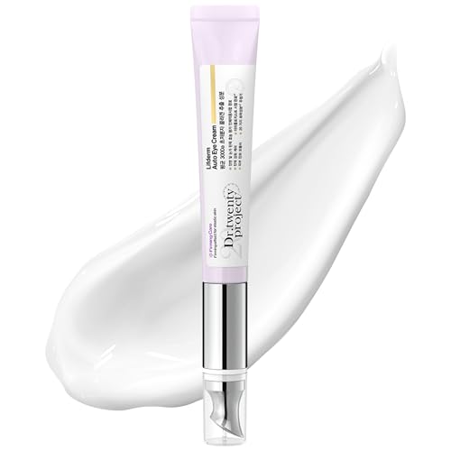 Lifderm Eye Cream with Collagen & Vibrating Device for Wrinkles, Anti-Aging, Dark Circles – Lifting, Firming, Tightening, Depuffing, Nourishing Korean Skincare (20ml 0.6 fl oz)