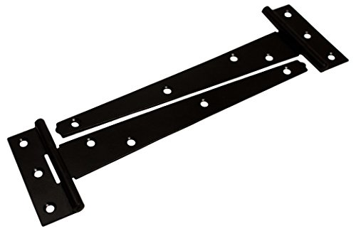 Preisvergleich Produktbild Qualität beschäftigt hin0008amz Paar Tee Scharniere, schwarz, 204 mm