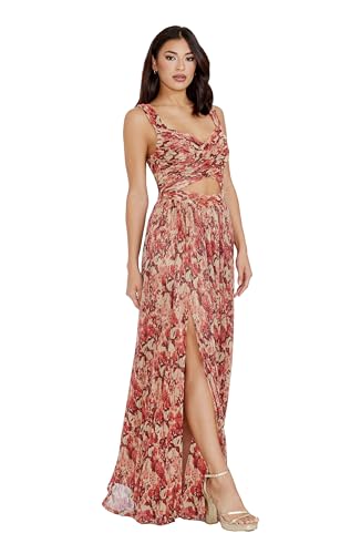 Dress the Population Women's Mirabella Fit and Flare Maxi Dress2