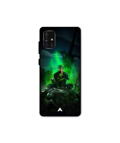 Image of Premium Anime 1 Case for Samsung Galaxy A71 (Glossy Finish) Soft-Touch Metal TPU Back Cover, Shockproof, Designer, Aesthetic Mobile Phone Case