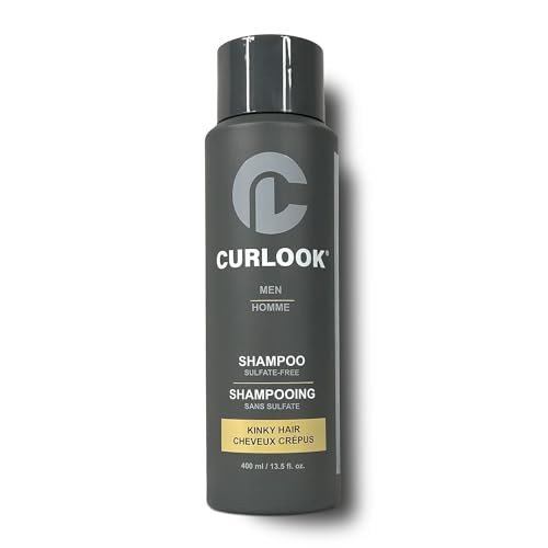 CURLOOK Kinky-Coily Hair Shampoo for Men | Sulfate Free - Designed to cleanse, moisturize, maintain and define | Made in Canada