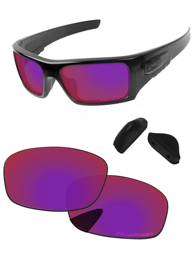 Image of Replacement Lenses & Nosepads for Oakley Si Ballistic Det Cord OO9253 61mm - Precision Fit, UV & Impact Resistant