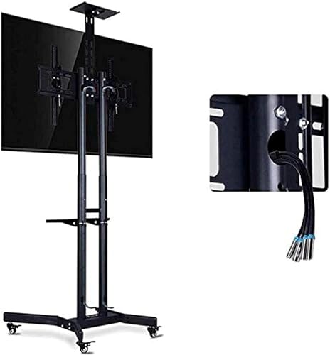Soporte móvil para TV con ruedas y ajuste flexible miniatura 4