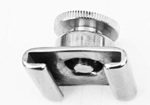 Marine Part Depot Stainless Steel T-Track Stop 1" with Adjustable Screw Pin
