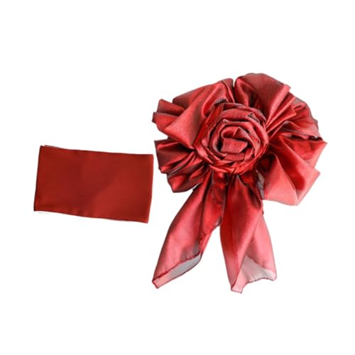 misppro Kimono Obi Belt Traditional Japanese Sash for Yukata Robe Costume Party Stage Performance 47.24x7.09inch- Red